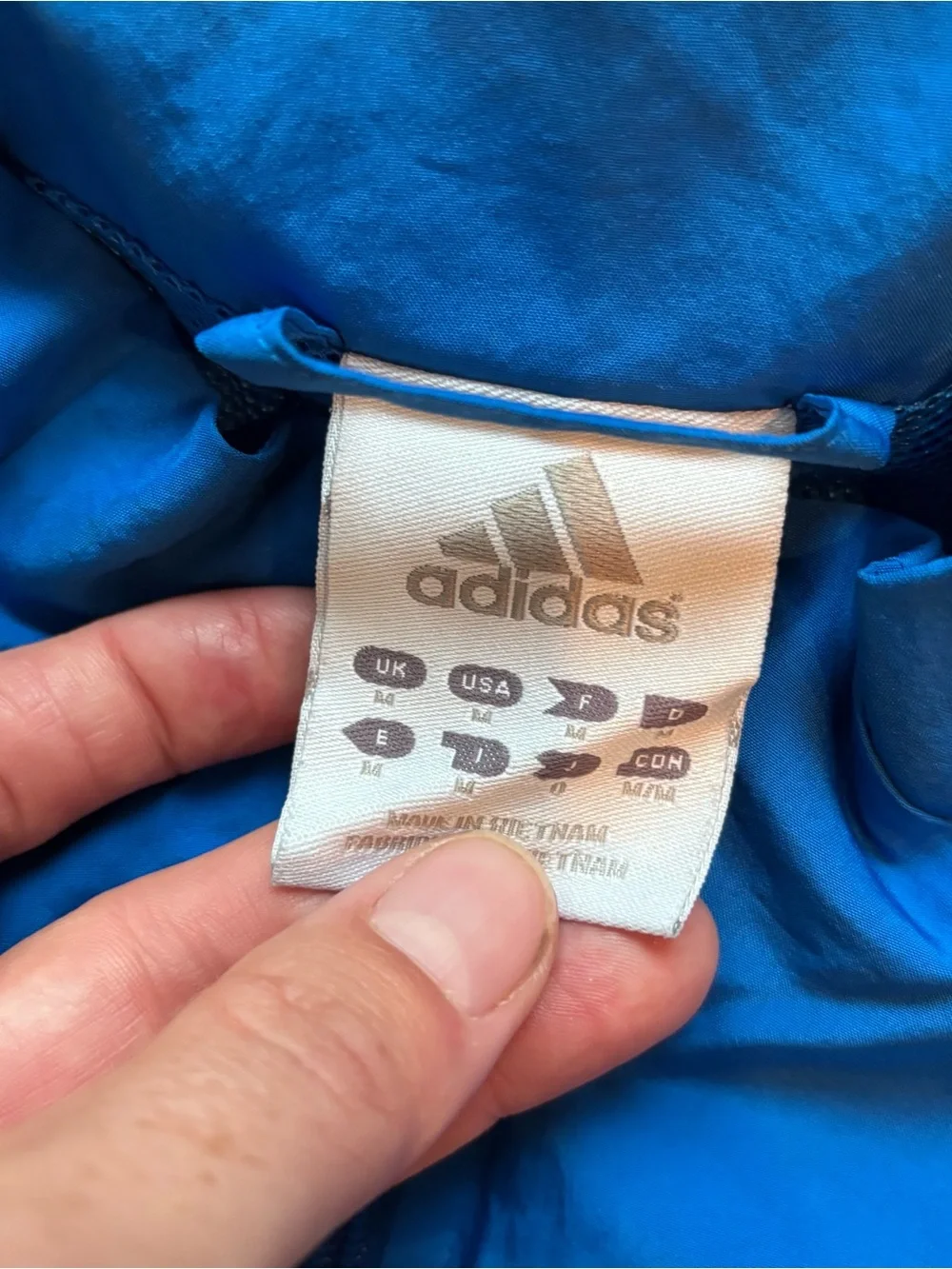 adidas Bright Blue Full-Zip Track Jacket